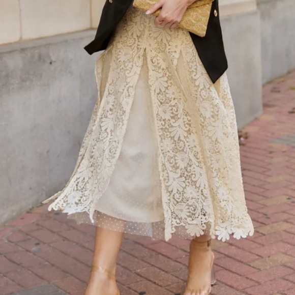 Just Me Crochet Mesh Skirt - Brands We Love - Picture 2 of 5